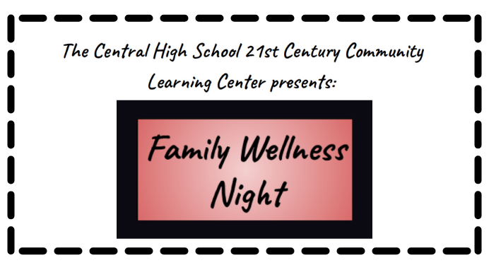 news graphic for chs family wellness night